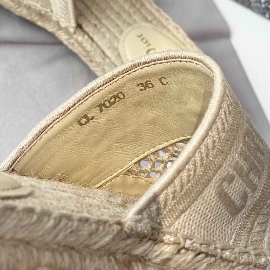 Dior Espadrille Mules