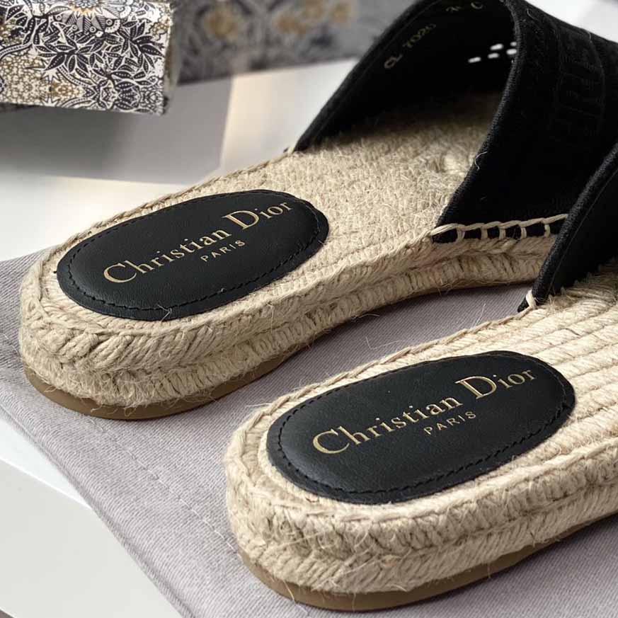 Dior Espadrille Mules