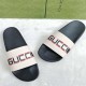 Gucci Men's Stripe Rubber Slide Sandal