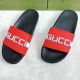 Gucci Men's Stripe Rubber Slide Sandal