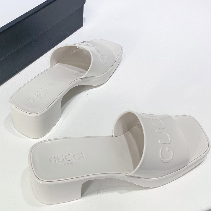 Gucci Women's Rubber Slide Sandal