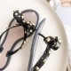 Valentino Rubber Rockstud Flat Slide Sandal