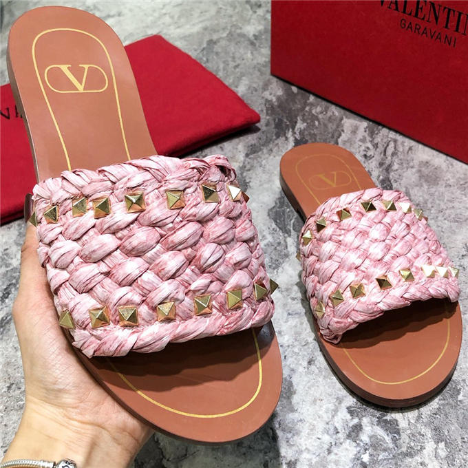 Valentino Flat Slide Sandal