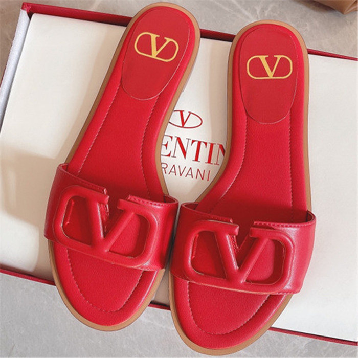 Valentino Flat Slide Sandal