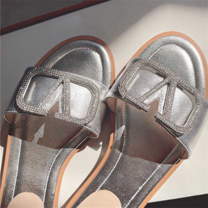 Valentino Flat Slide Sandal