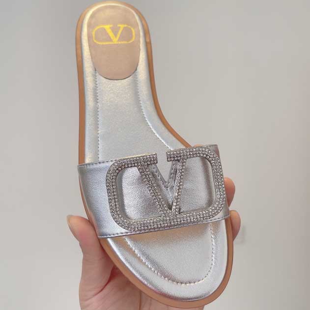 Valentino Flat Slide Sandal