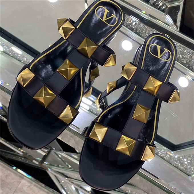 Valentino Flat Slide Sandal