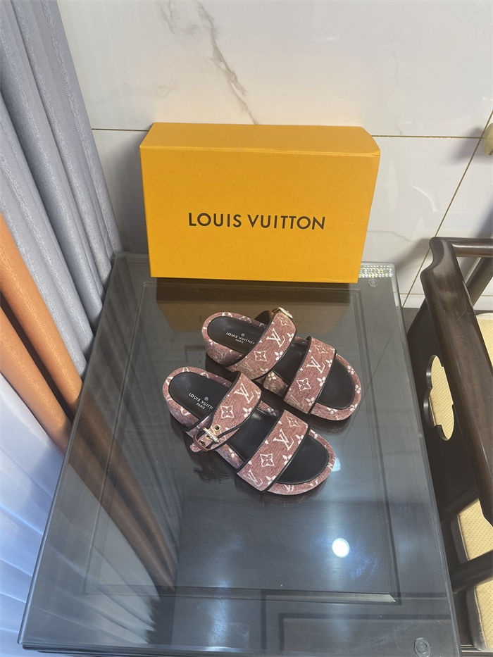 Louis Vuitton Jumbo Flatform Mule strap