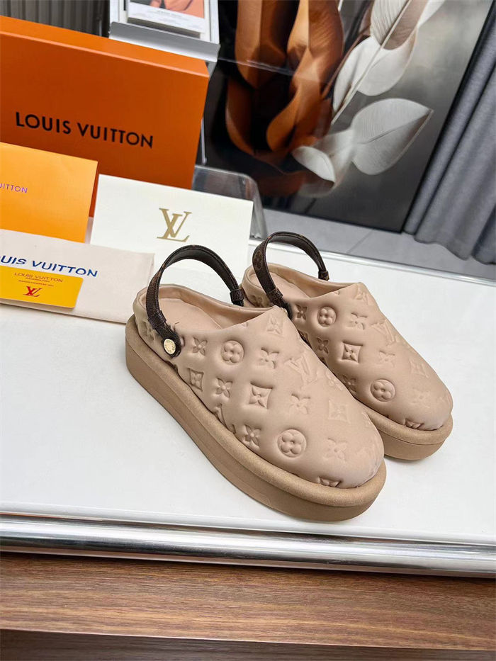 Louis Vuitton Aspen Platform Clogs