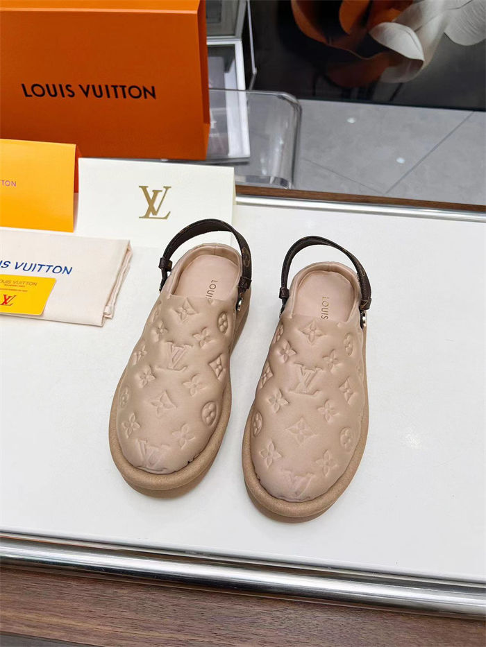 Louis Vuitton Aspen Platform Clogs