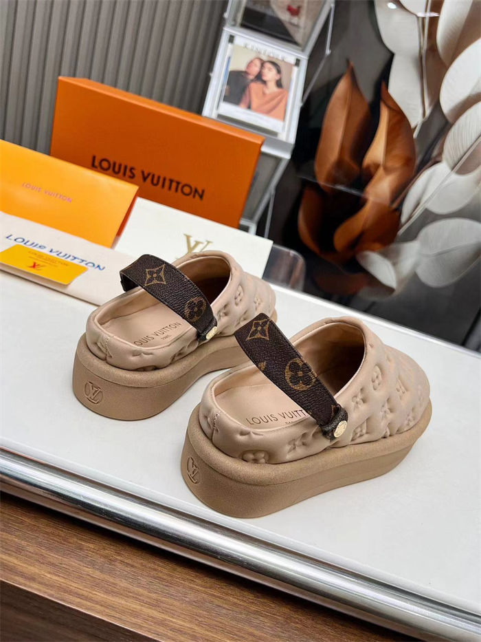 Louis Vuitton Aspen Platform Clogs