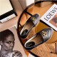 Gucci LEATHER ESPADRILLE WITH DOUBLE G