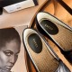 Gucci LEATHER ESPADRILLE WITH DOUBLE G