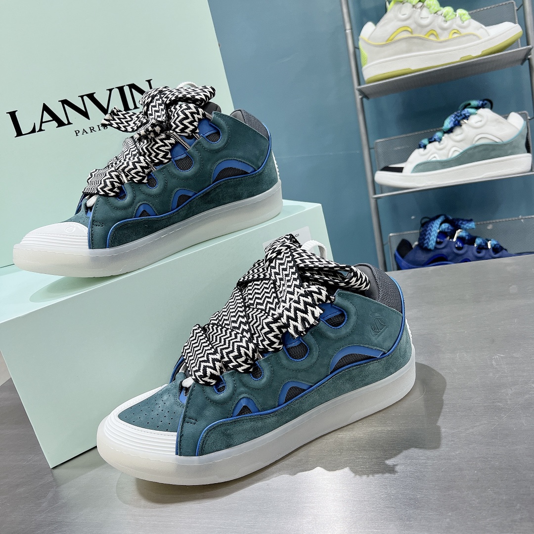 Lanvin Curb Lace-up low-top sneakers