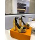 Louis Vuitton Platform Sandals Fame Sequins