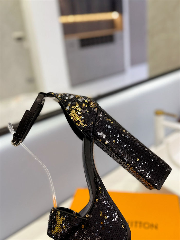 Louis Vuitton Platform Sandals Fame Sequins