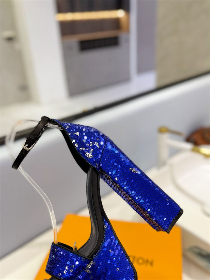 Louis Vuitton Platform Sandals Fame Sequins