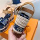 Louis Vuitton Since 1854 Boundary Wedge Sandal