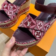 Louis Vuitton Since 1854 Boundary Wedge Sandal