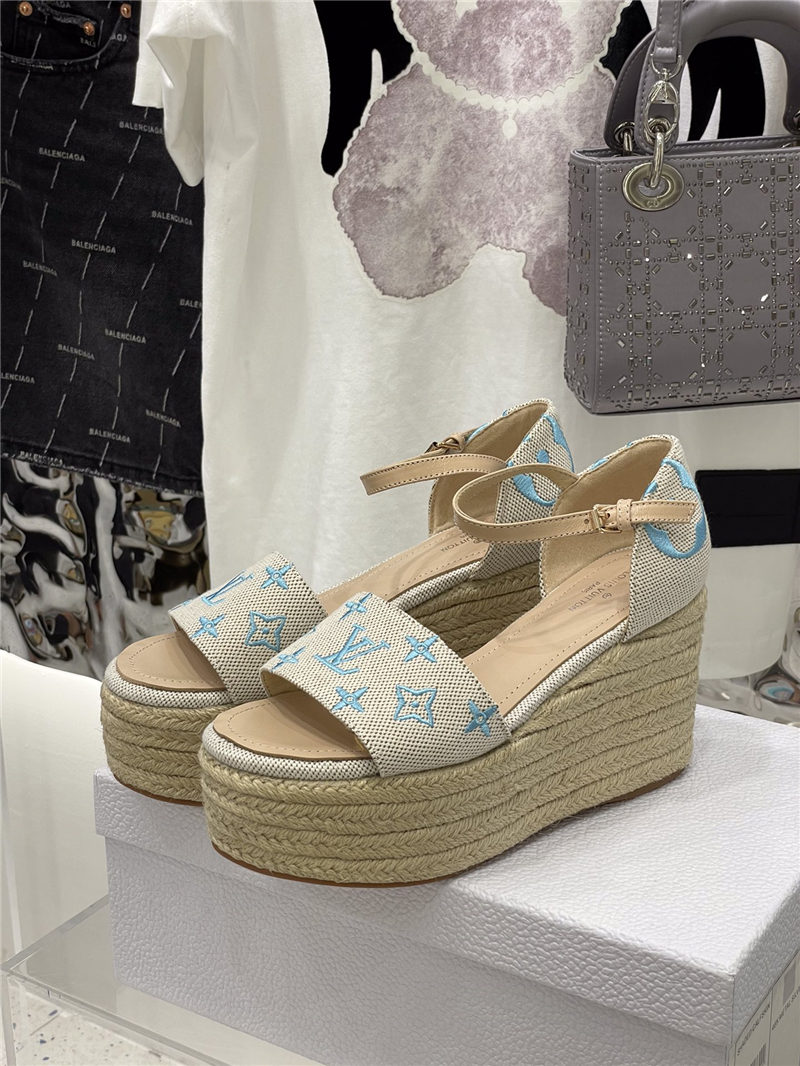 Louis Vuitton Starboard Wedge Sandal