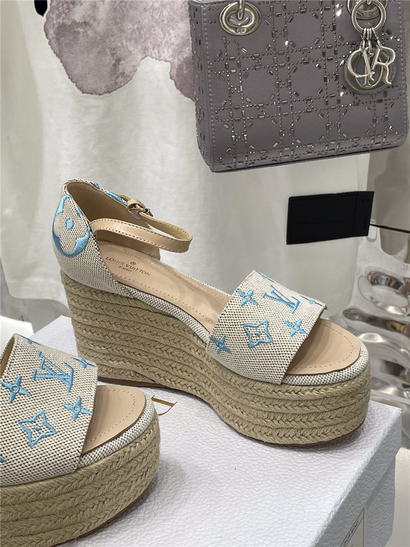 Louis Vuitton Starboard Wedge Sandal