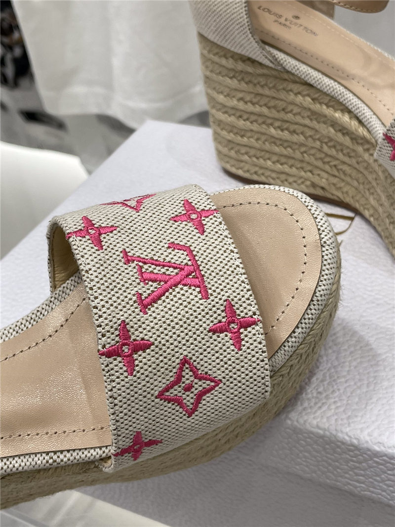 Louis Vuitton Starboard Wedge Sandal