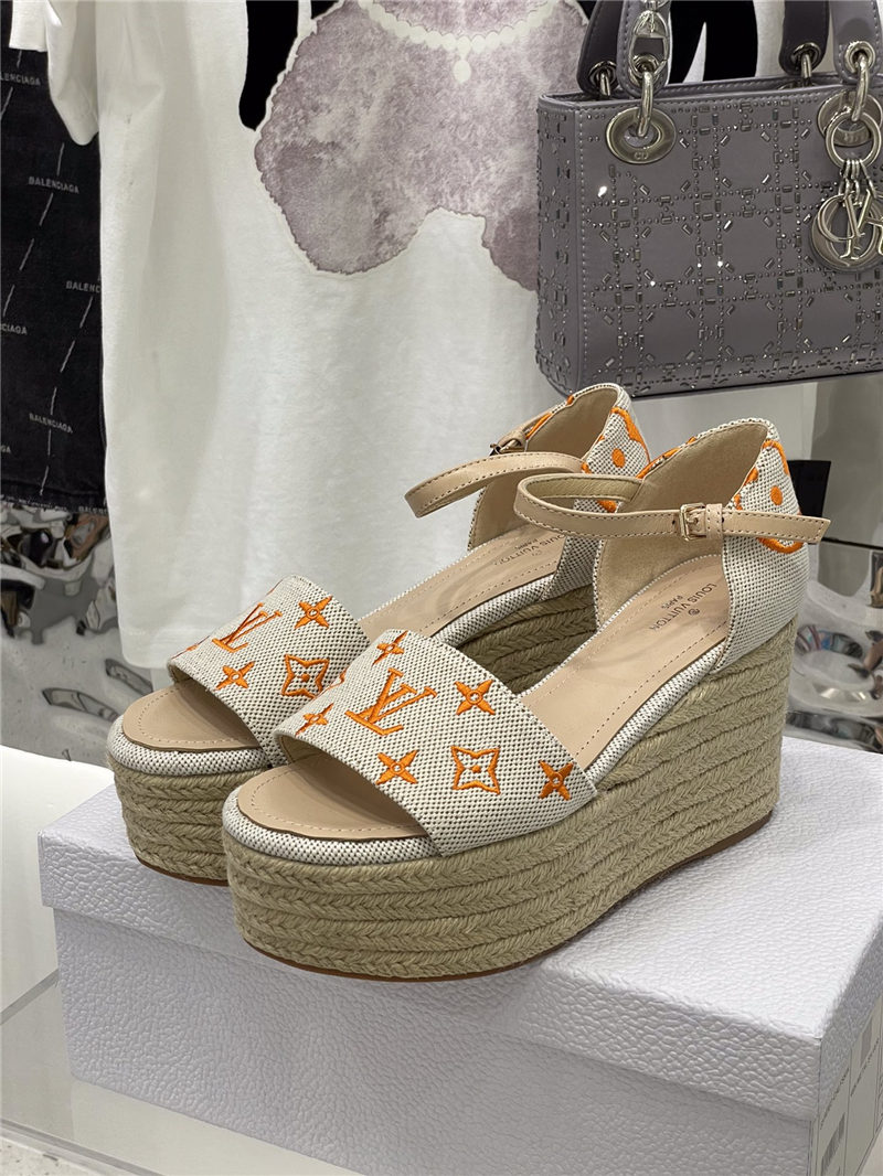 Louis Vuitton Starboard Wedge Sandal