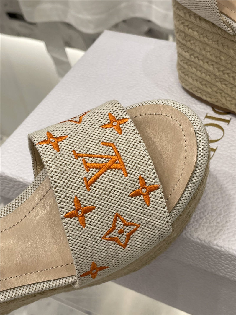 Louis Vuitton Starboard Wedge Sandal