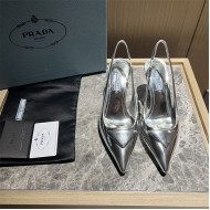 Prada Pumps 75/90MM Metalic