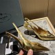 Prada Pumps 75/90MM Metalic