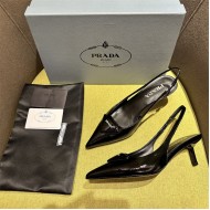 Prada slingback Pumps 55MM Saffiano