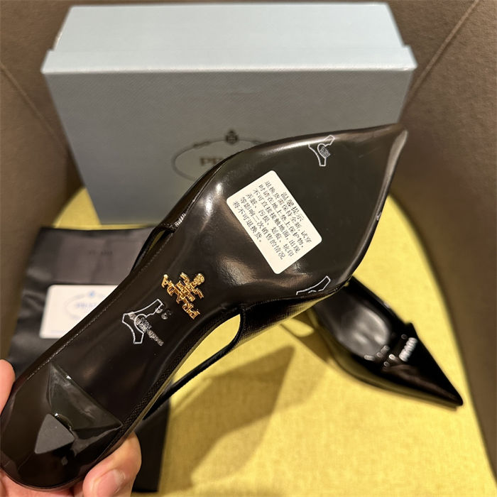 Prada slingback Pumps 55MM Saffiano