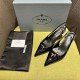 Prada slingback Pumps 55MM Saffiano