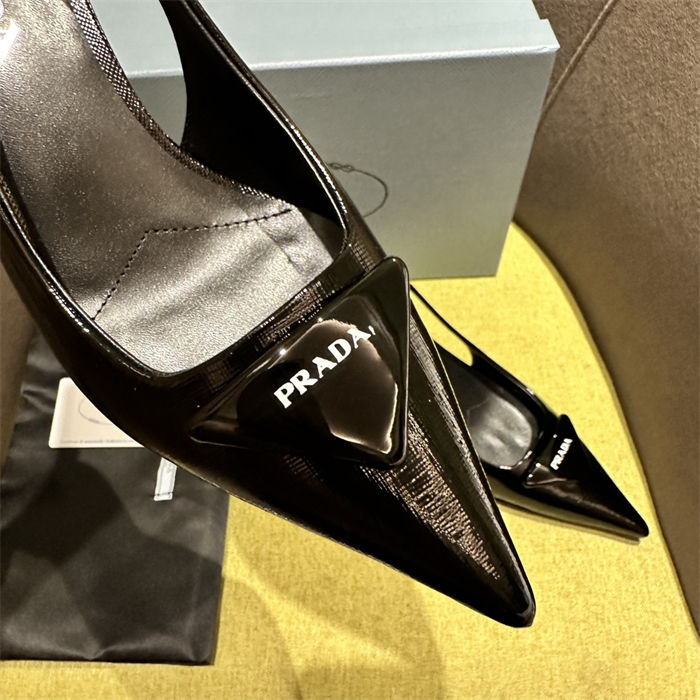 Prada slingback Pumps 55MM Saffiano