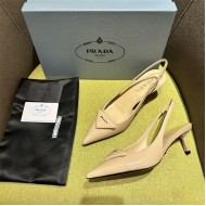 Prada slingback Pumps 55MM Saffiano