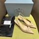 Prada slingback Pumps 55MM Saffiano