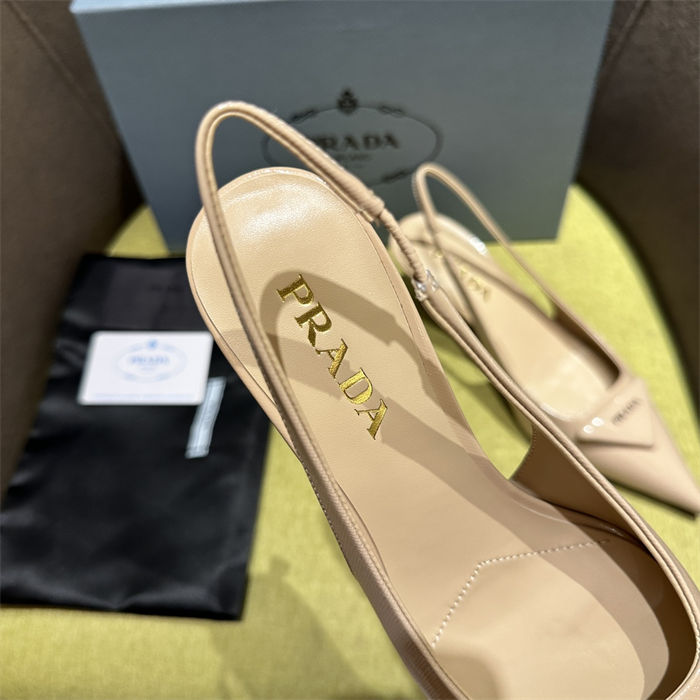 Prada slingback Pumps 55MM Saffiano