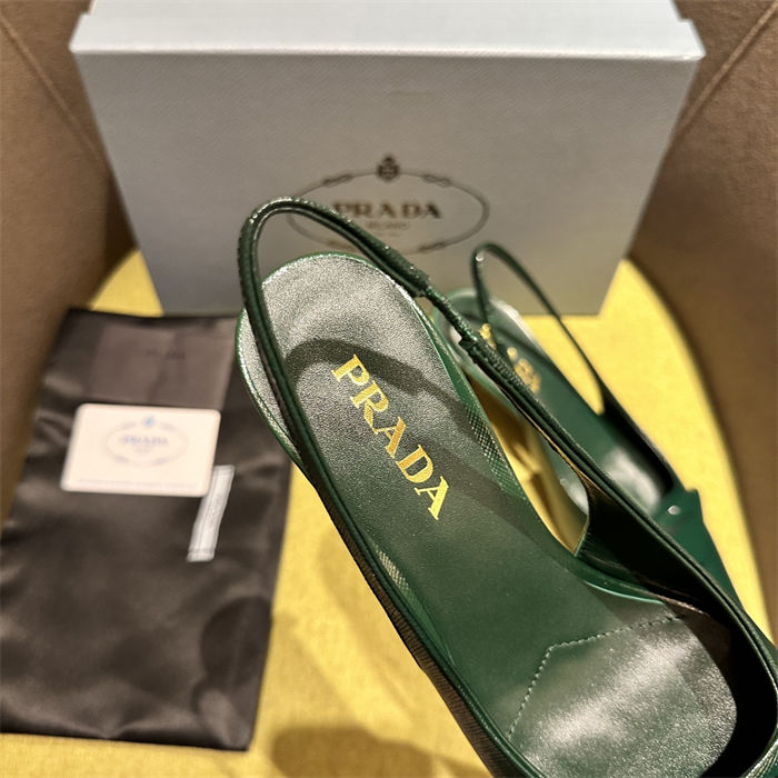 Prada slingback Pumps 55MM Saffiano