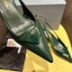 Prada slingback Pumps 55MM Saffiano