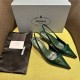 Prada slingback Pumps 55MM Saffiano