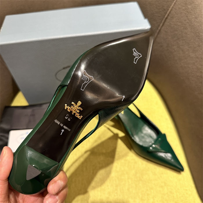 Prada slingback Pumps 55MM Saffiano