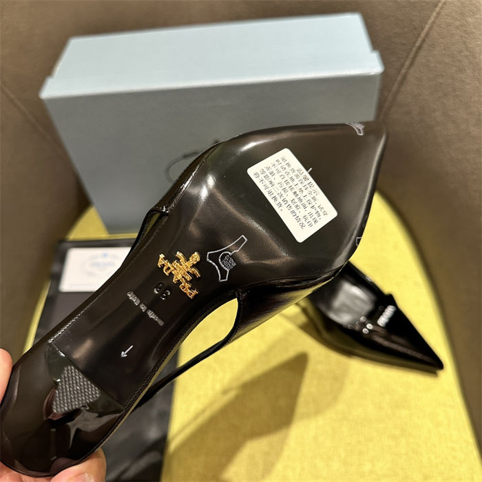 Prada slingback Pumps 75MM Saffiano