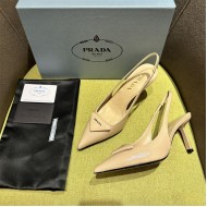 Prada slingback Pumps 75MM Saffiano