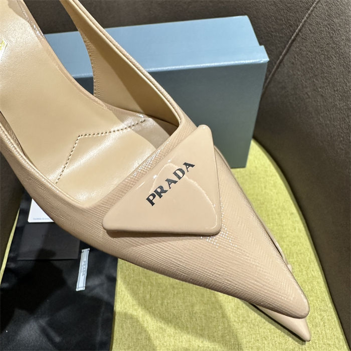 Prada slingback Pumps 75MM Saffiano