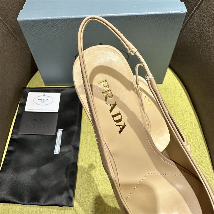 Prada slingback Pumps 75MM Saffiano