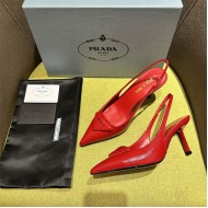 Prada slingback Pumps 75MM Saffiano