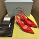 Prada slingback Pumps 75MM Saffiano