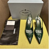 Prada slingback Pumps 75MM Saffiano