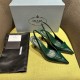 Prada slingback Pumps 75MM Saffiano