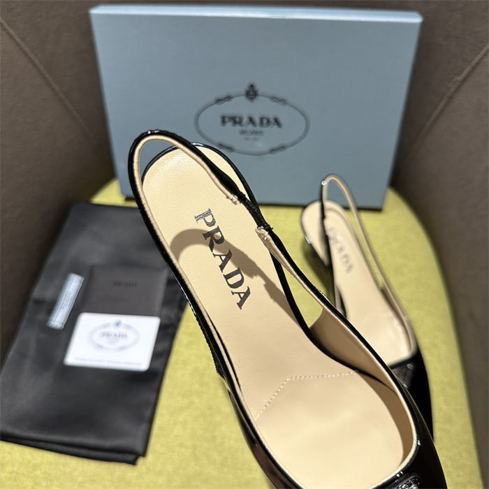 Prada slingback Pumps 55MM Patent